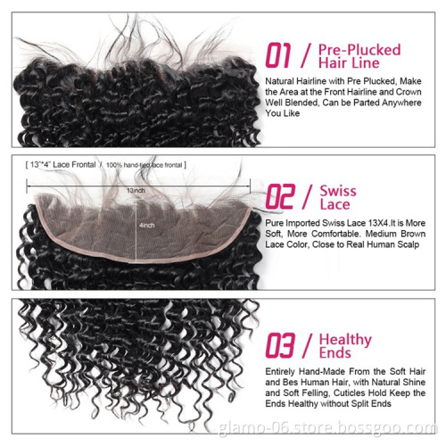 10a Mink Brazilian Virgin Cuticle Aligned Human Hair Bundles 4x4,13x4with Lace Closures With Multiple Color